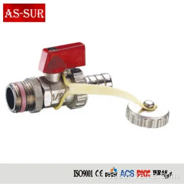 Bướm tay cầm mini Gas Ball Valve với đầu nối